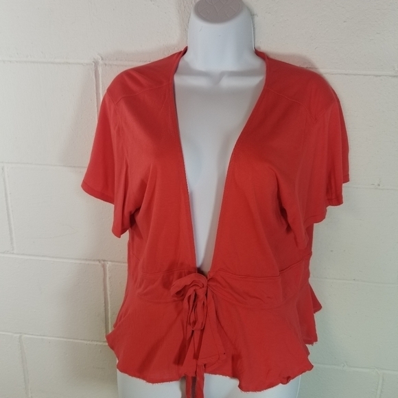 We the free people knot me front tie blouse - Picture 8 of 9